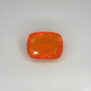 Mexican Fire Opal 2.15ct Cushion Loose orang Gemstone Custom Ring Jewelry Supply